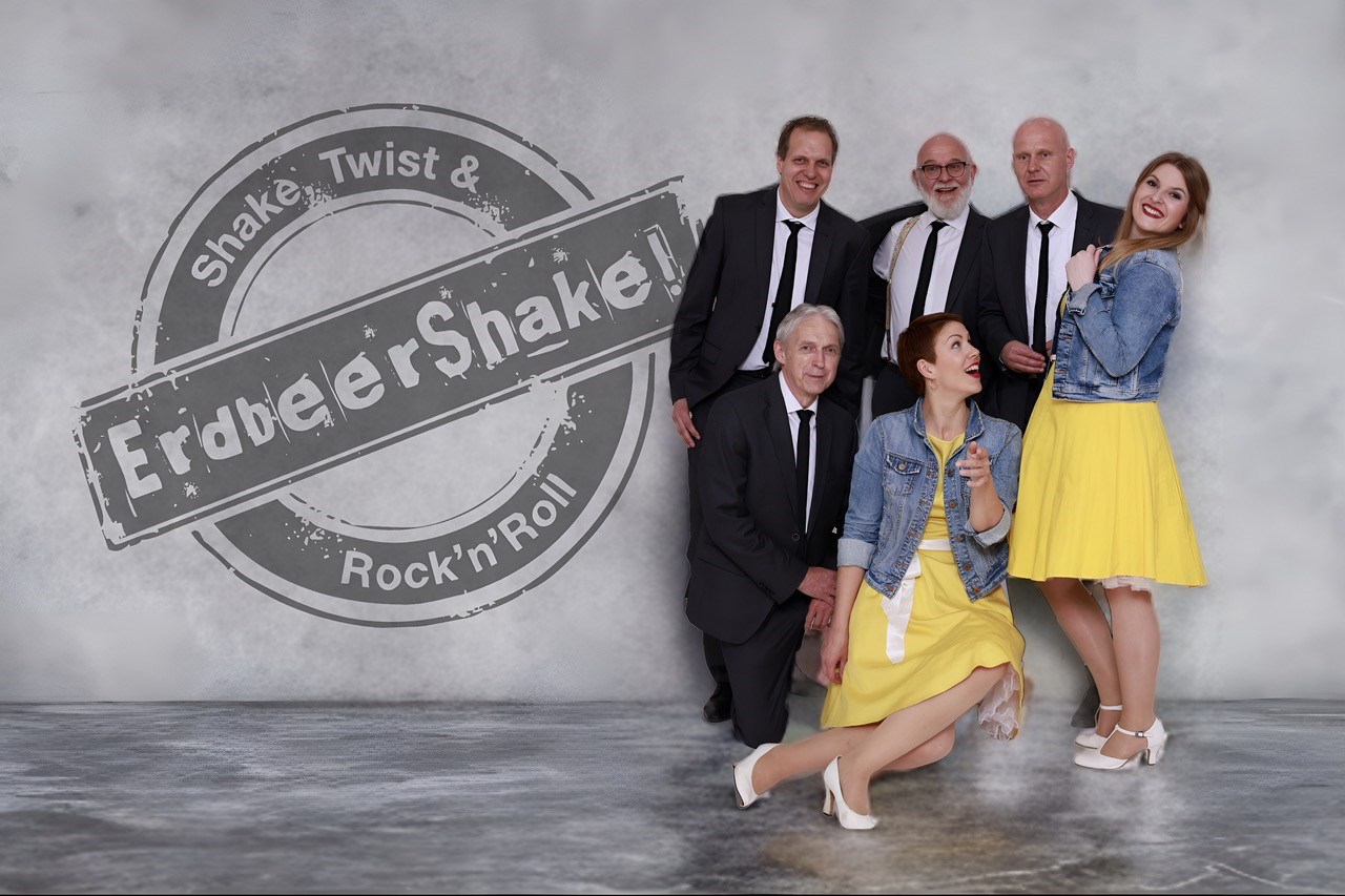 Die Band "Erdbeershake!".